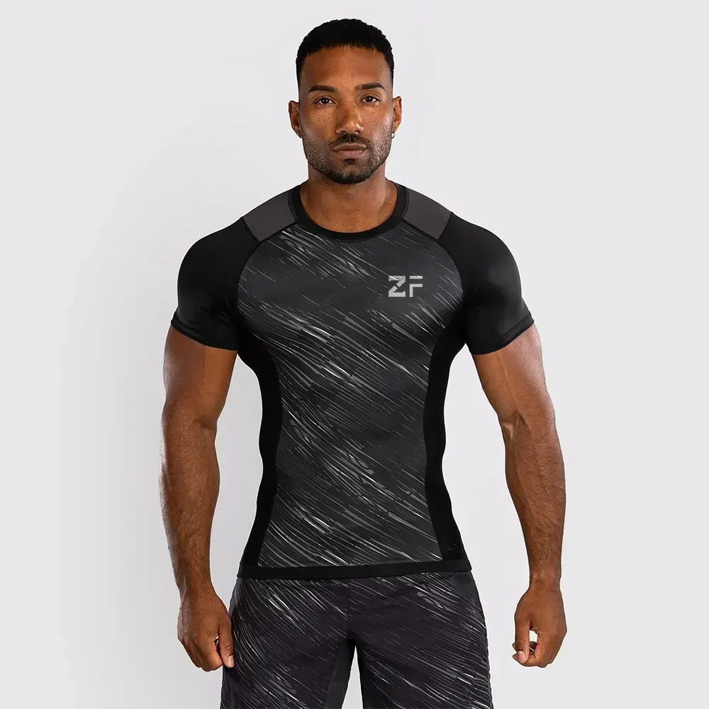 Men’s Short Sleeve Rashguard – Khaki