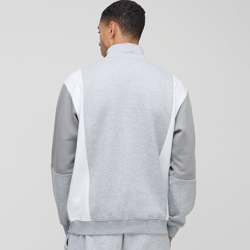 Oversized Man Colour Block Sweatshirt