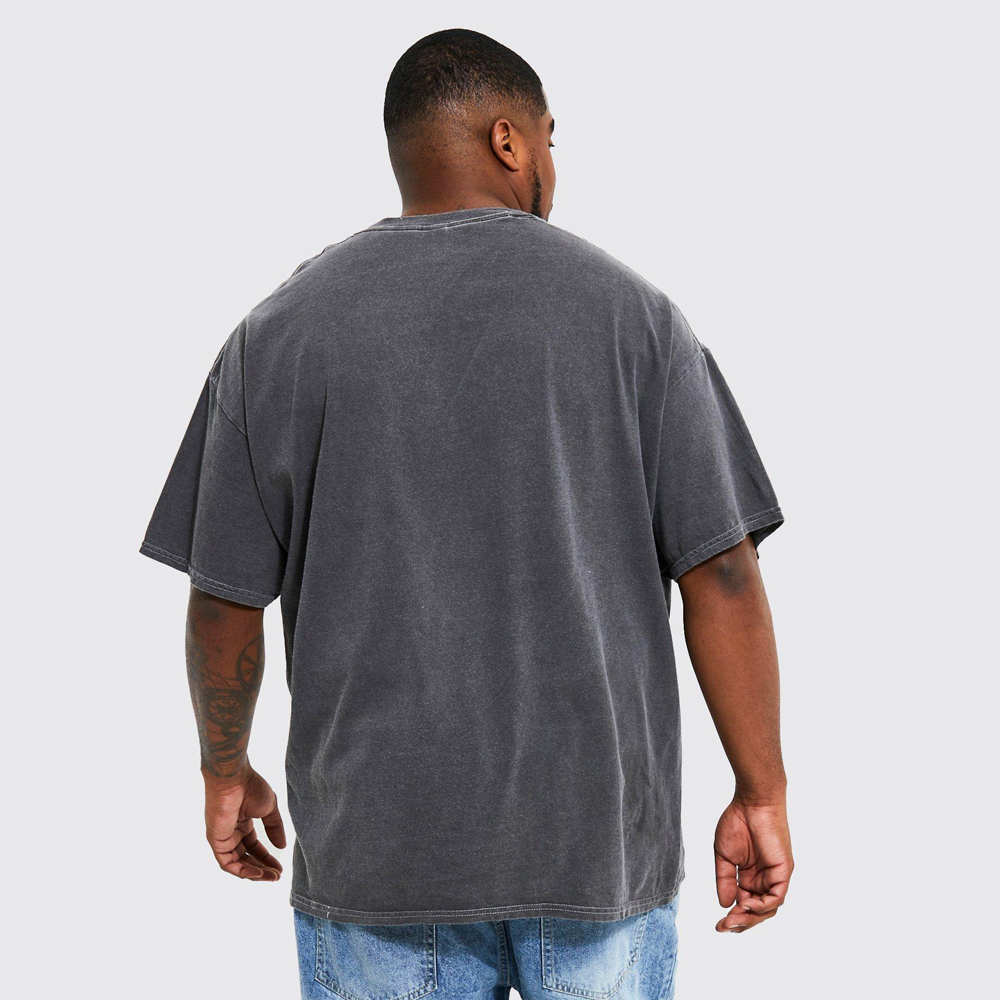 Oversized Marble Heart Graphic T-shirt