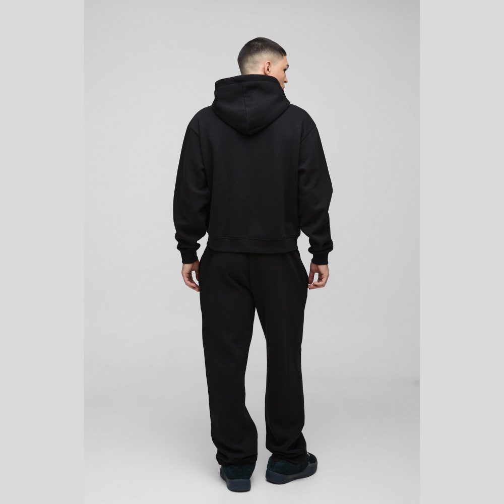 Oversized Man Washed T-Shirt & Jogger Long Set