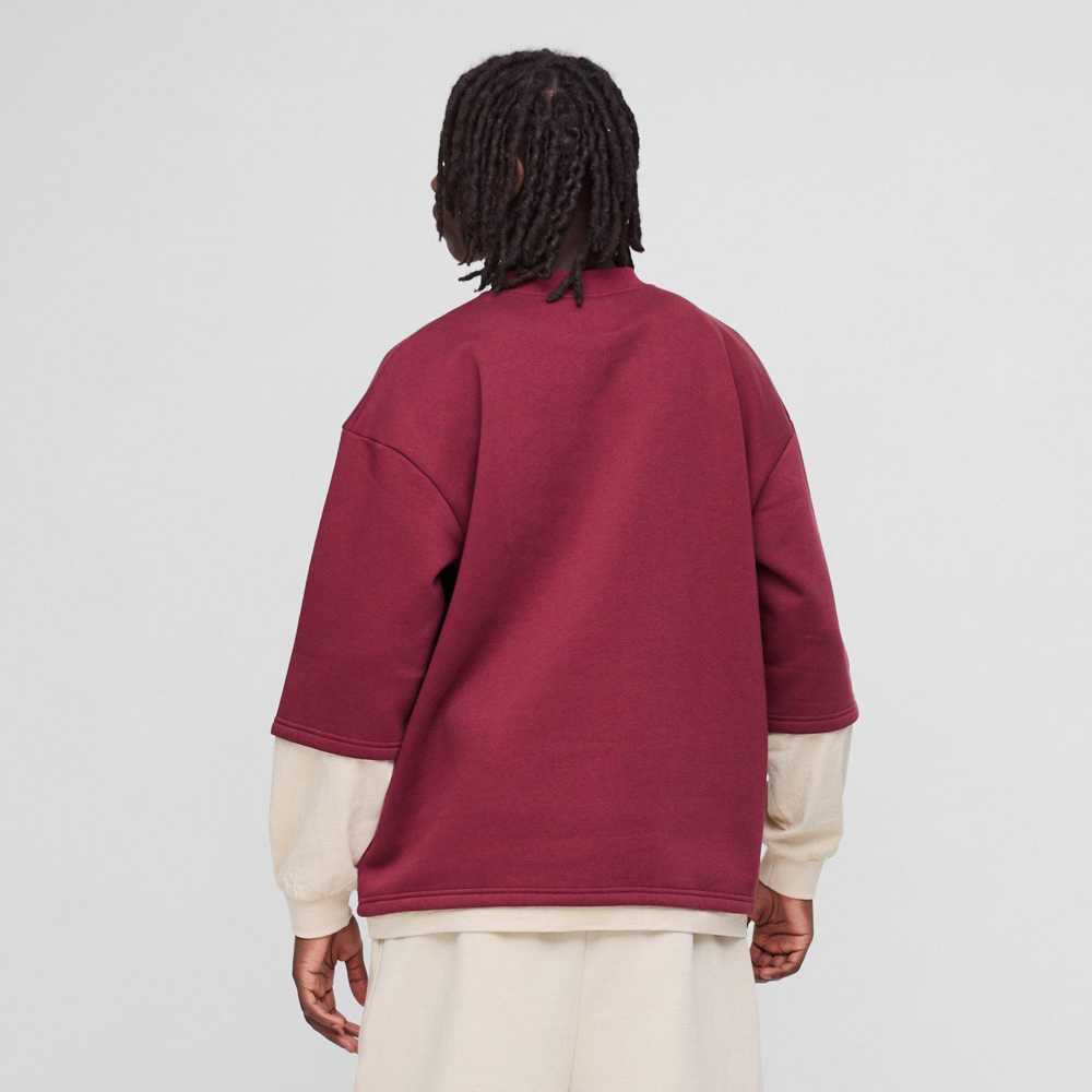 Oversized Official Applique Washed Sweatshirt