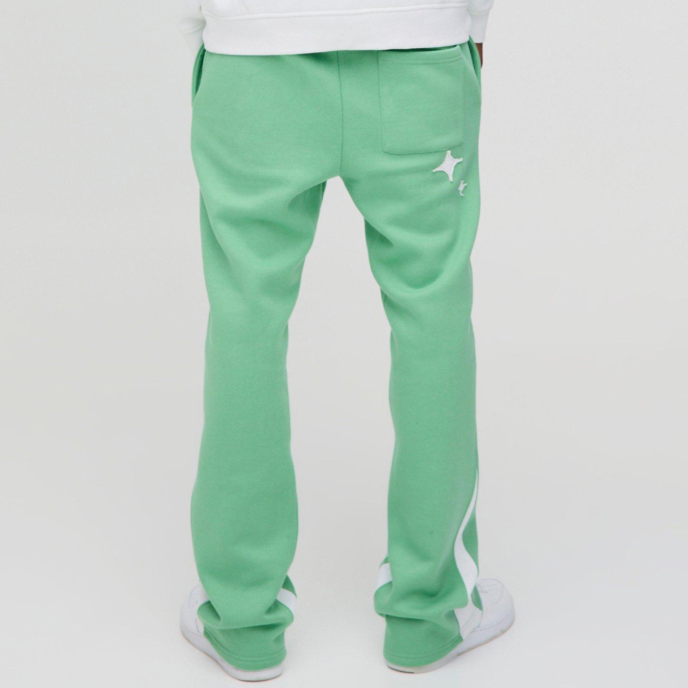 Extreme Wide Leg Man Colour Block Joggers