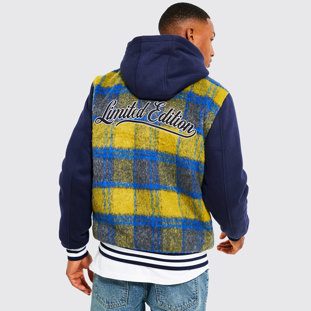 NFL Eagles Oversized Varsity PU Applique Jacket