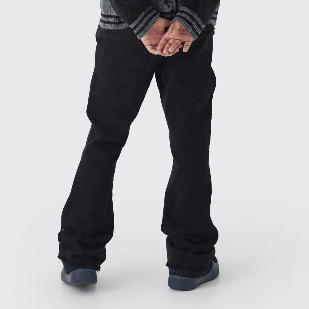 Extreme Wide Leg Grunge Varsity Jogger