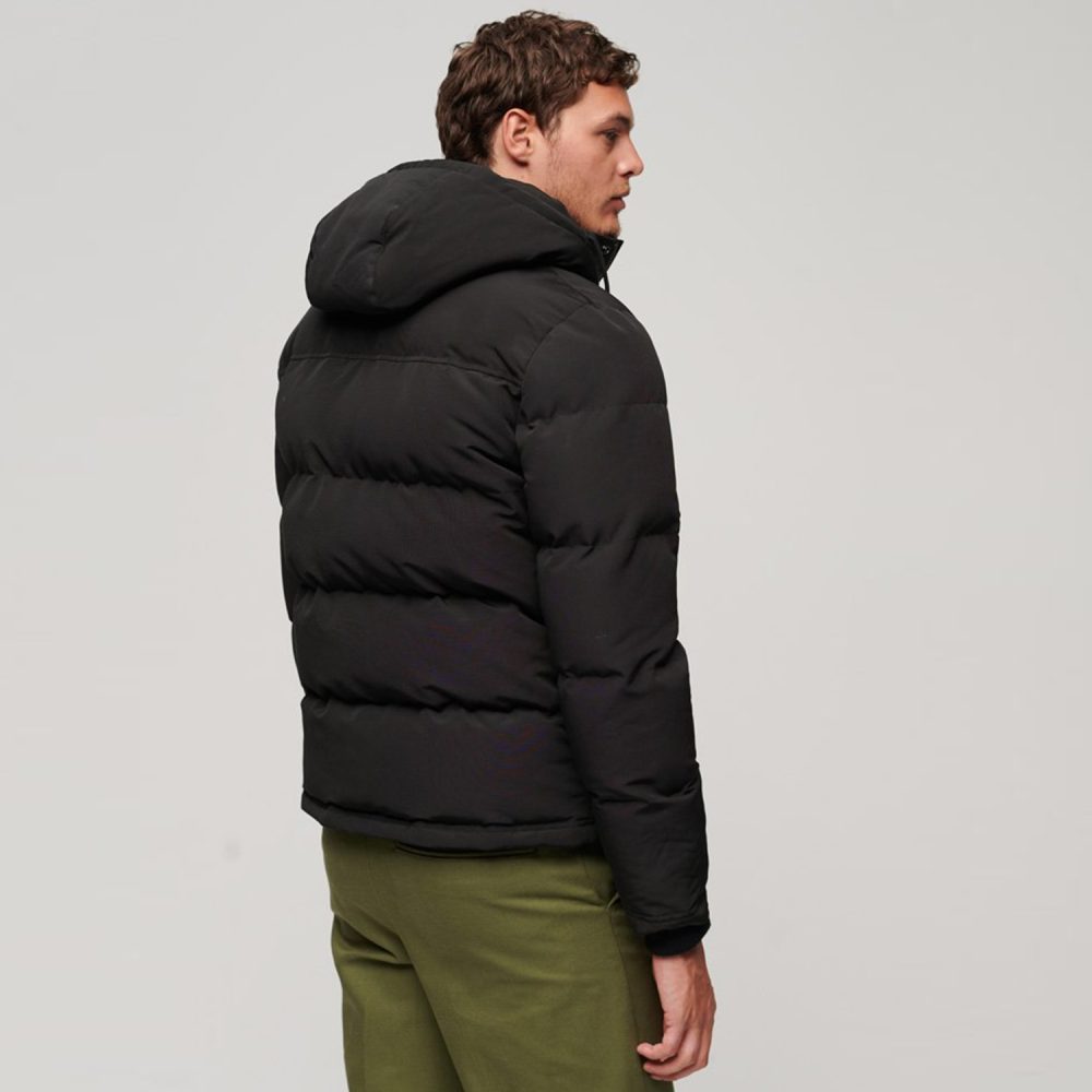 Hooded Sports Puffer Jacket