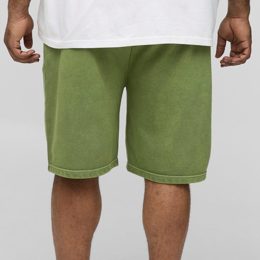 Baggy Long Length Nylon Cargo Shorts