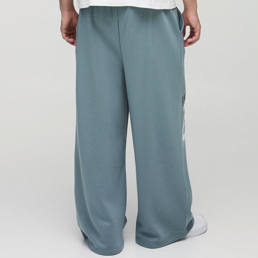Relaxed Flared Carpenter Paint Splatter Trousers
