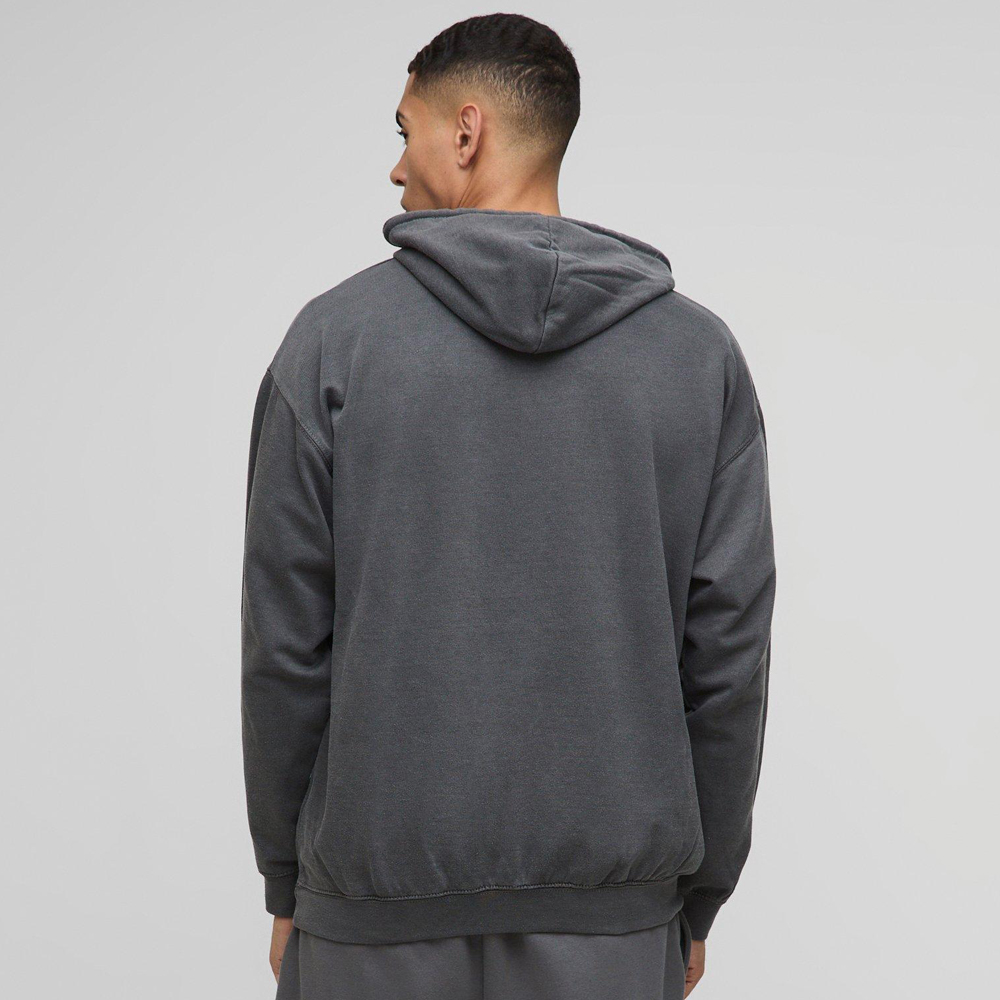 Oversized Boxy Acid Wash Hoodie