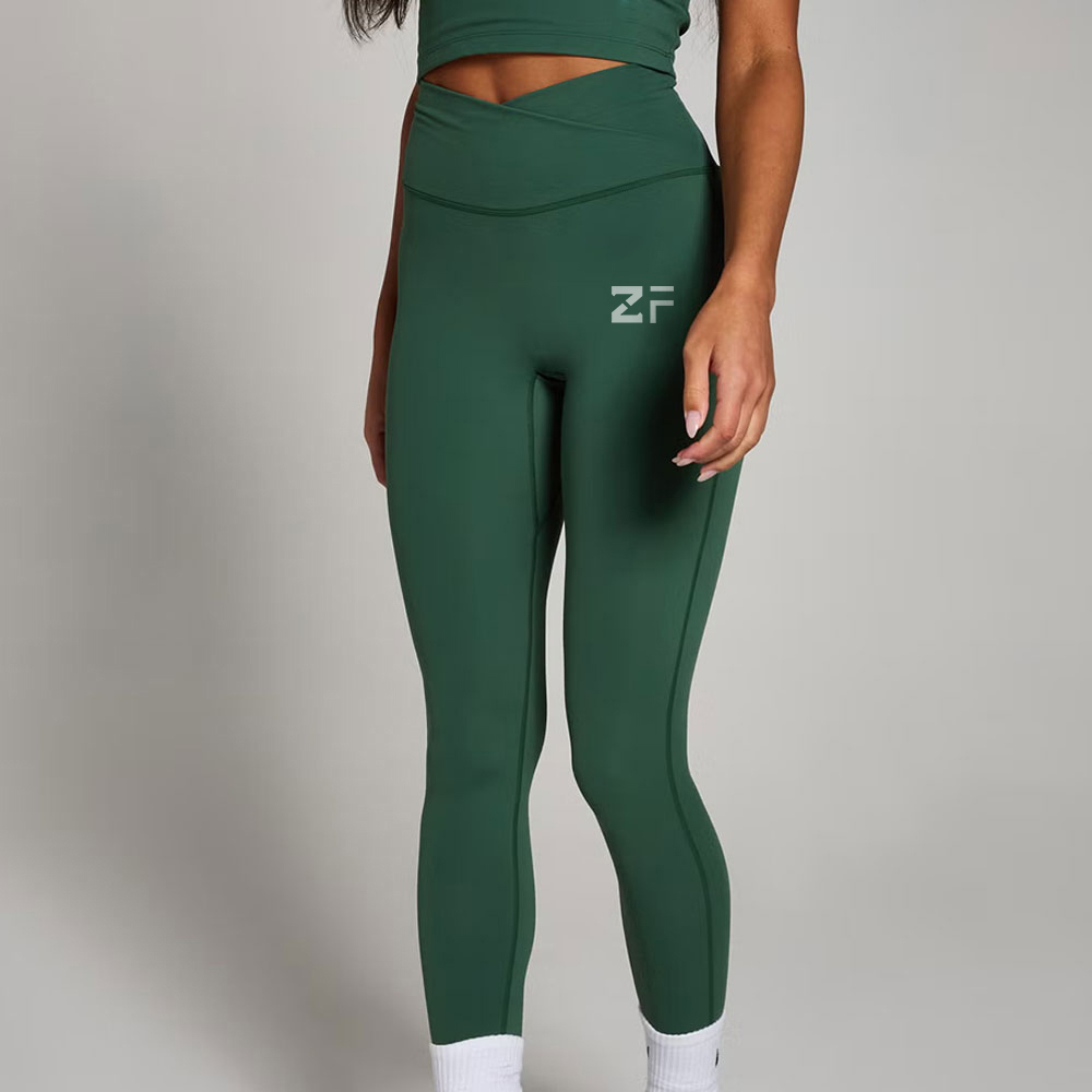 Abstract Leggings – Marine Blue