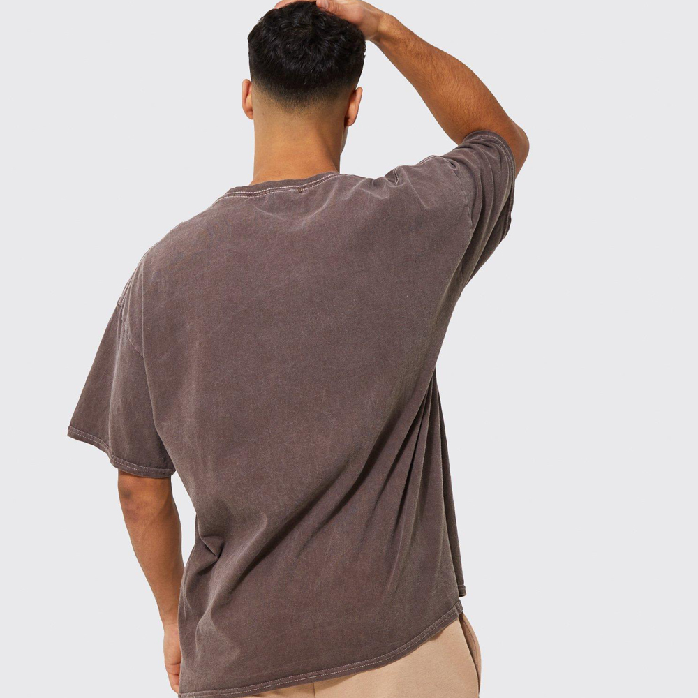 Oversized Washed Dove Graphic T-Shirt